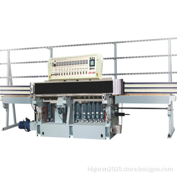 Glass straight line angle changing edging machine with PLC controlled can be operated by manual or automatic mode